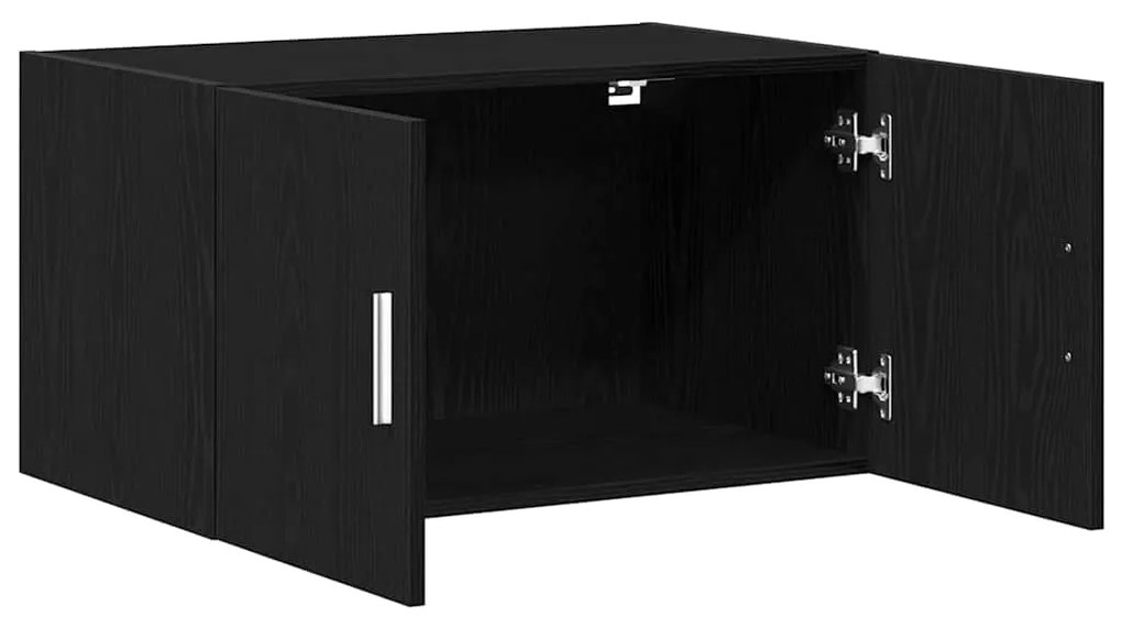 vidaXL Ντουλάπι Τοίχου Μαύρο Δρυς 70x42,5x40 εκ Επεξεργασμένο Ξύλο