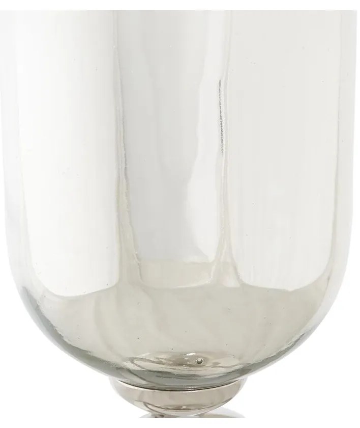 Βάζο DKD Home Decor Σαμπάνια Κρυστάλλινο Αλουμίνιο (15 x 15 x 56 cm)