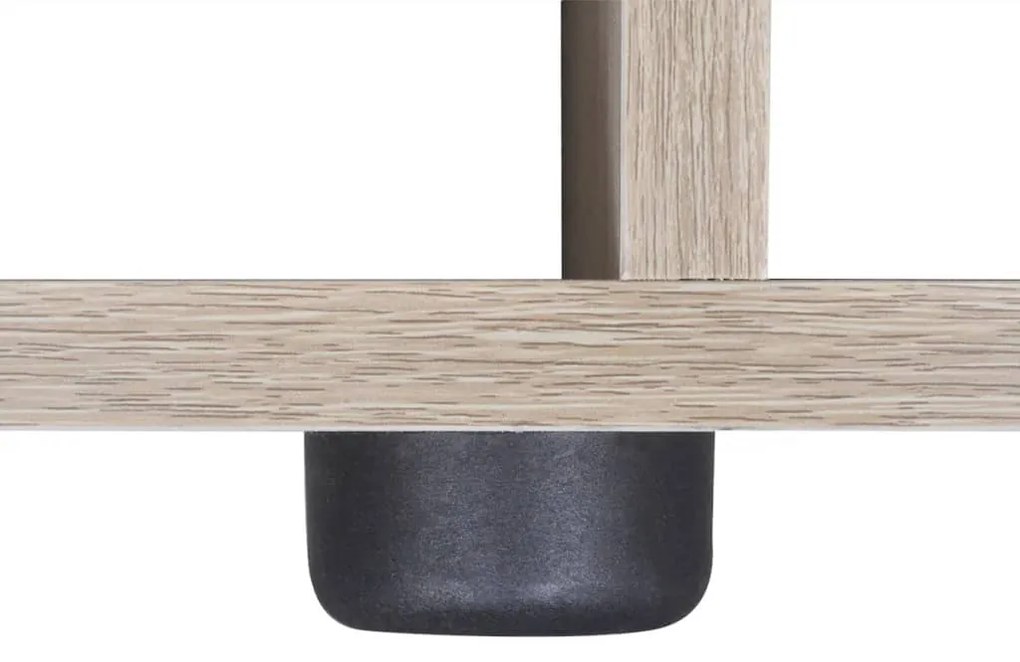 vidaXL 242553  Staircase Bookcase/Display Shelf 107 cm Oak