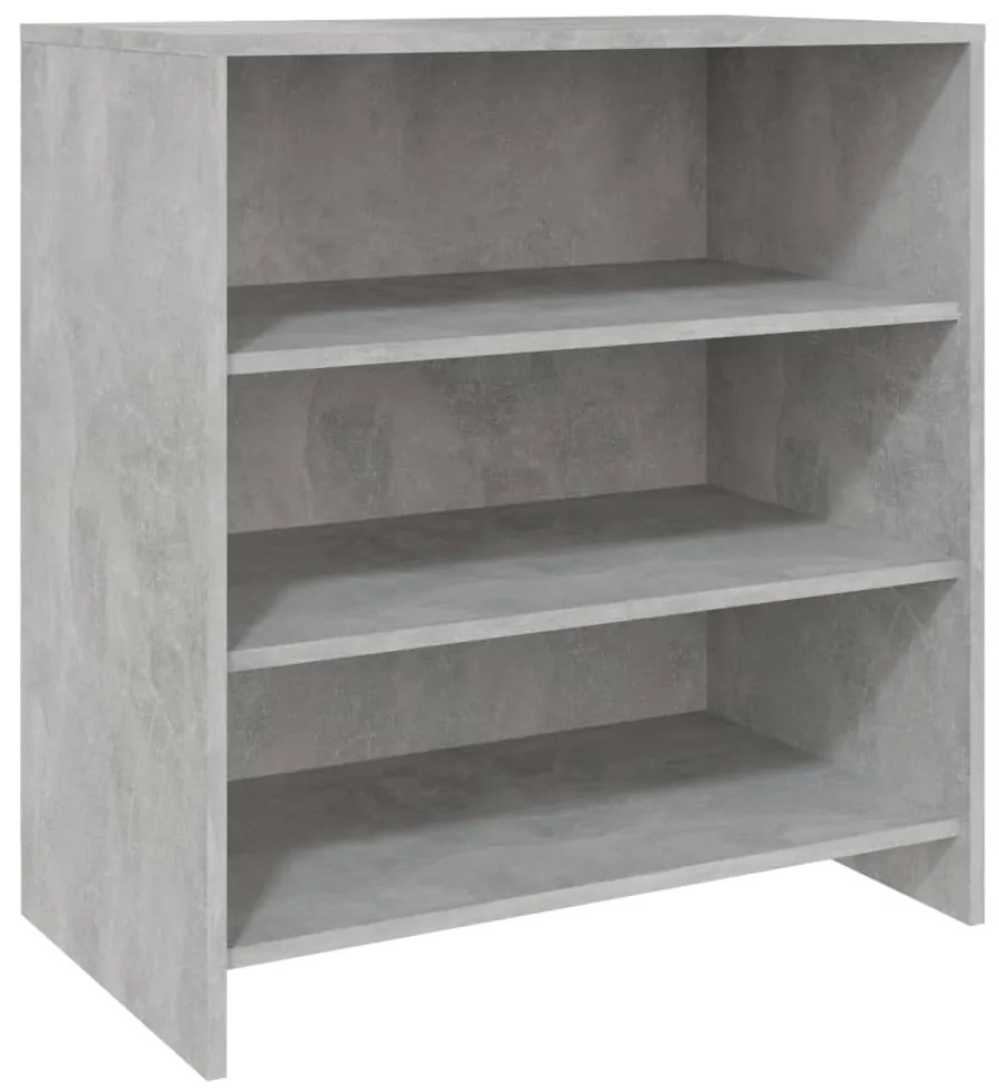 vidaXL Ντουλάπι Γκρι Σκυροδέματος 70x40,5x75 εκ. Επεξεργασμένο Ξύλο