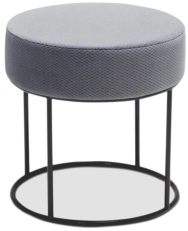Σκαμπώ Moon Megapap υφασμάτινο χρώμα γκρι 40x40x40εκ.-GP043-0077,1