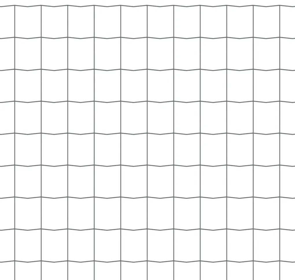 vidaXL Συρματόπλεγμα Γκρι 10 x 1,2 μ. Ατσάλινο