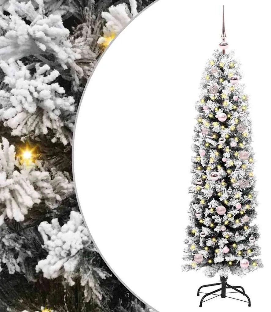 vidaXL Τεχνητό Χριστουγεννιάτικο Δέντρο με 150 LED Πράσινο 150 cm