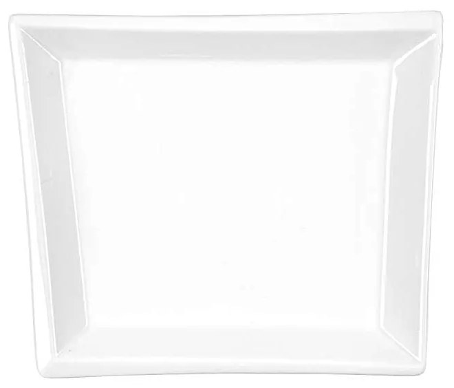Πιάτο Φρούτου Τετράγωνο Πορσελάνης Λευκό Art Et Lumiere 21x17,5x2εκ. 06984