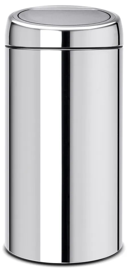 Brabantia 647202 Κάδος Απορριμμάτων Touch Bin 2x20L, Brilliant Steel