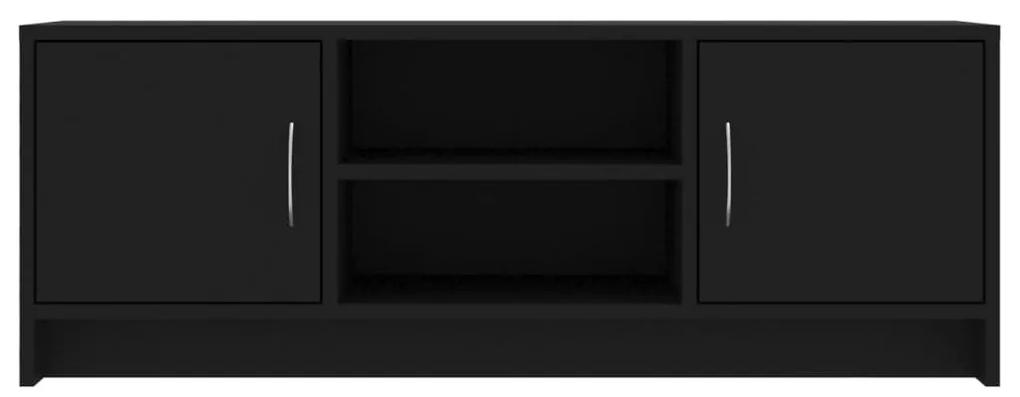 vidaXL Έπιπλο Τηλεόρασης Μαύρο 102x30x37,5 εκ. Επεξεργασμένο Ξύλο
