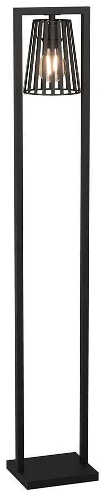 Φωτιστικό Δαπέδου Bogota 390006 136cm 1xE27 40W Black Eglo Steel