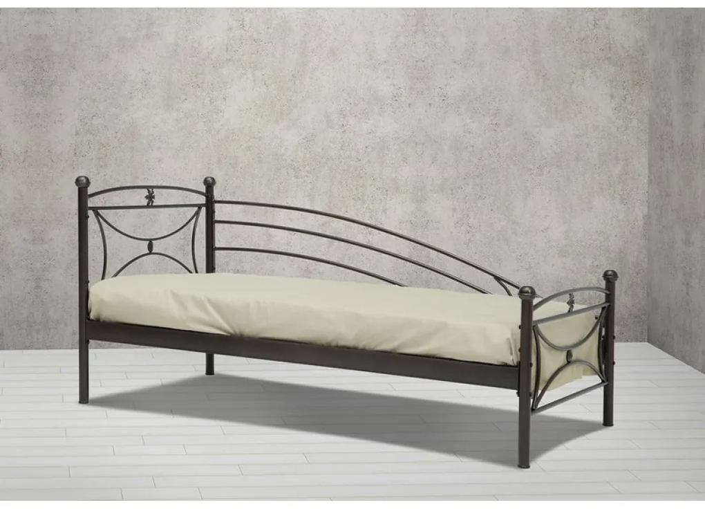 Μαργαρίτα Ανάκλυνδρο Μεταλλικός Τριθέσιος Καναπές Κρεβάτι (Για Μονό Στρώμα 90×200)