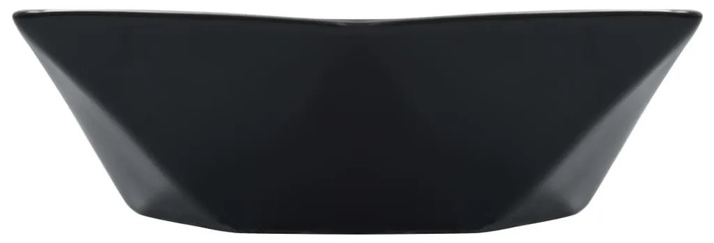 Νιπτήρας Μαύρος 41 x 36,5 x 12 εκ. Κεραμικός - Μαύρο
