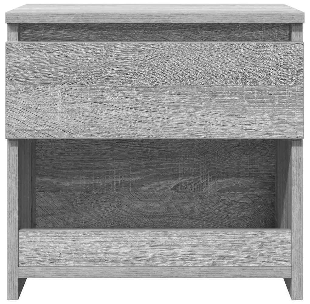 vidaXL Κομοδίνο Γκρι Sonoma 40 x 30 x 39 εκ. από Επεξεργασμένο Ξύλο