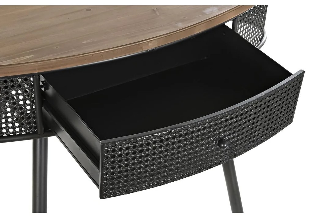 Έπιπλο Εισόδου DKD Home Decor Καφέ Μαύρο 90,5 x 39 x 78 cm