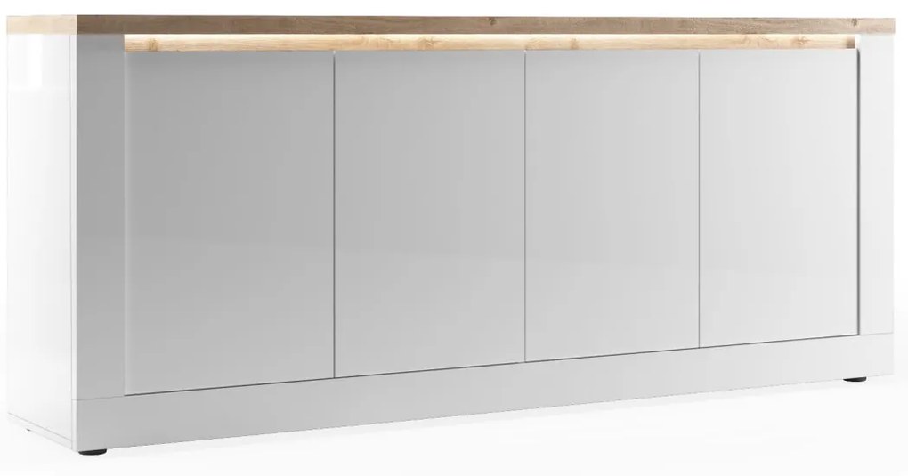 Έπιπλο Τηλεόρασης Ανθρακί Οξειδωμένο 121x43x57