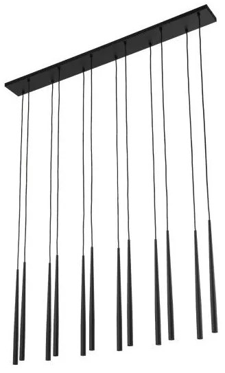Κρεμαστό Φωτιστικό Οροφής 12xG9 Piano TK Lighting 10115 Μαύρο