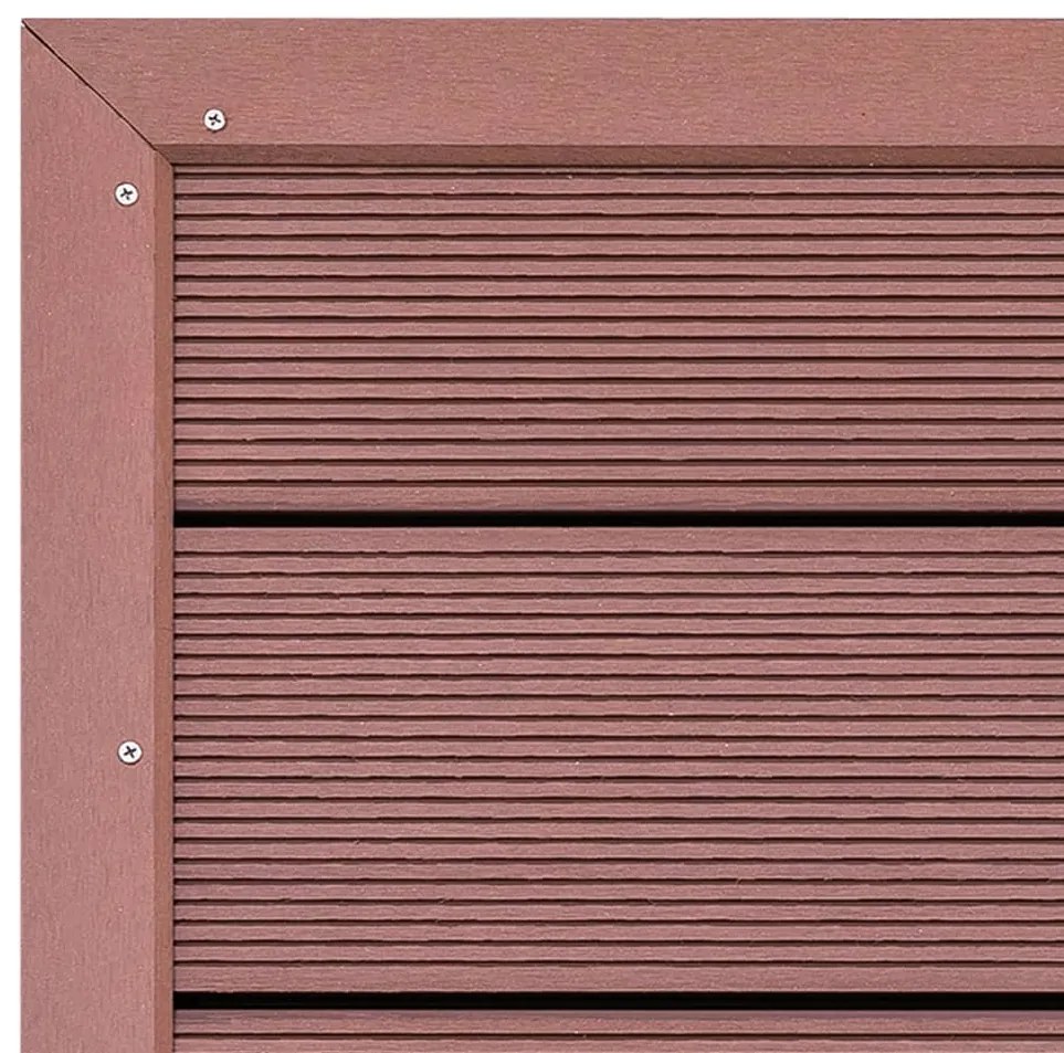 vidaXL Πάτωμα για Ηλιακή Ντουζιέρα Καφέ 101 x 63 x 5,5 εκ. από WPC