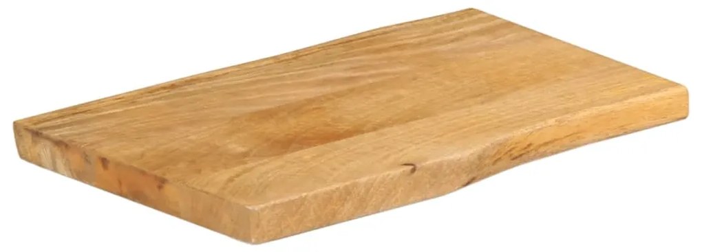 vidaXL Επιφάνεια Τραπεζιού 60x40x3,8 εκ. Live Edge Μασίφ Ξύλο Μάνγκο