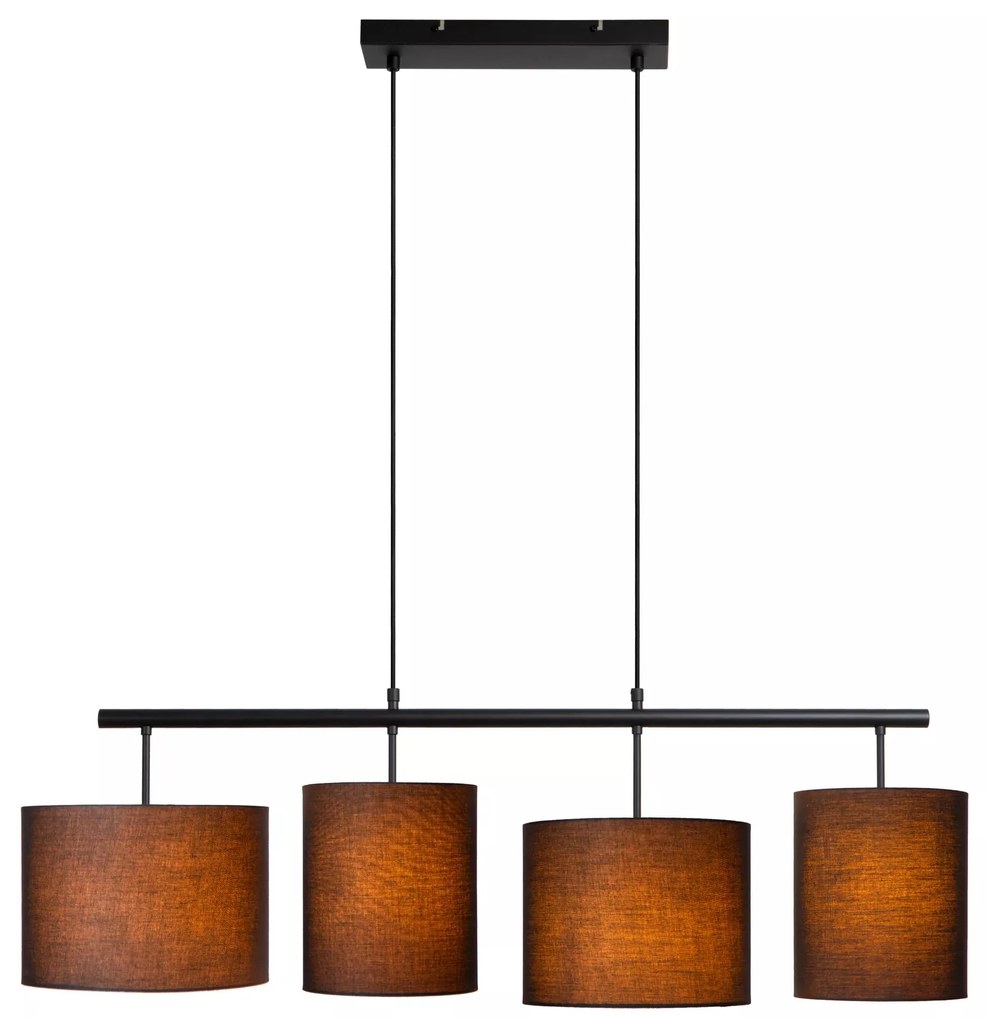 Φωτιστικό Κρεμαστό Lucide 45409-04-30 MAYA Μαύρο Ματ (Black Mat)|Χρυσό Χρώμα (Gold Coloured)