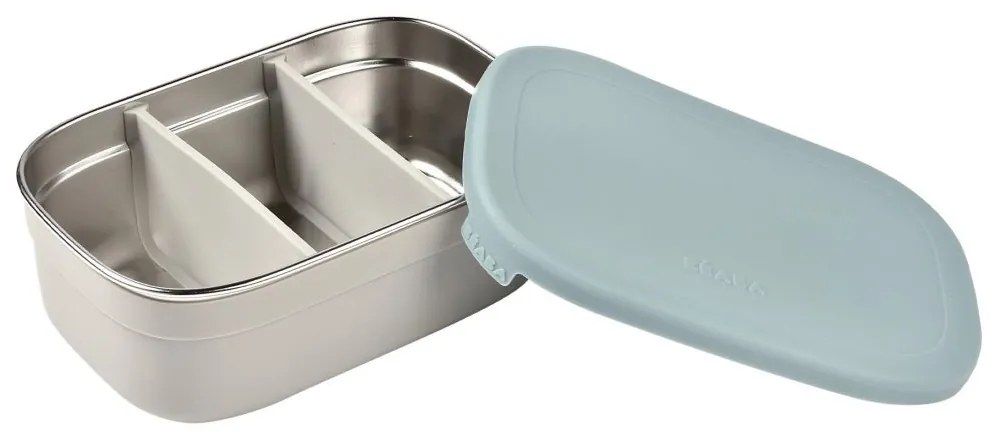 Béaba Δοχείο Φαγητού Ανοξείδωτο Velvet grey/Baltic blue