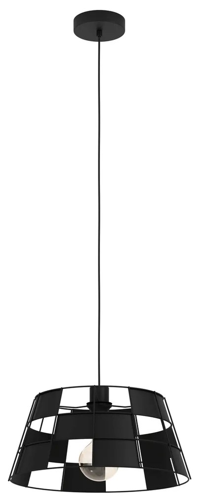 Φωτιστικό Κρεμαστό Eglo 43892 PONTEFRACT Μαύρο Ματ (Black Mat)