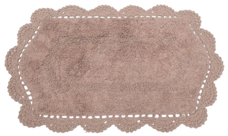 Ταπέτο Μπάνιου Τάνια Linen Viopros 45x75cm 45x75cm 100% Cotton