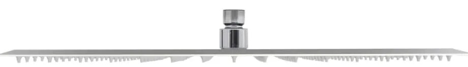 vidaXL Κεφαλή Nτους Βροχή Τετράγωνη 40 x 40 εκ. από Ανοξείδωτο Ατσάλι