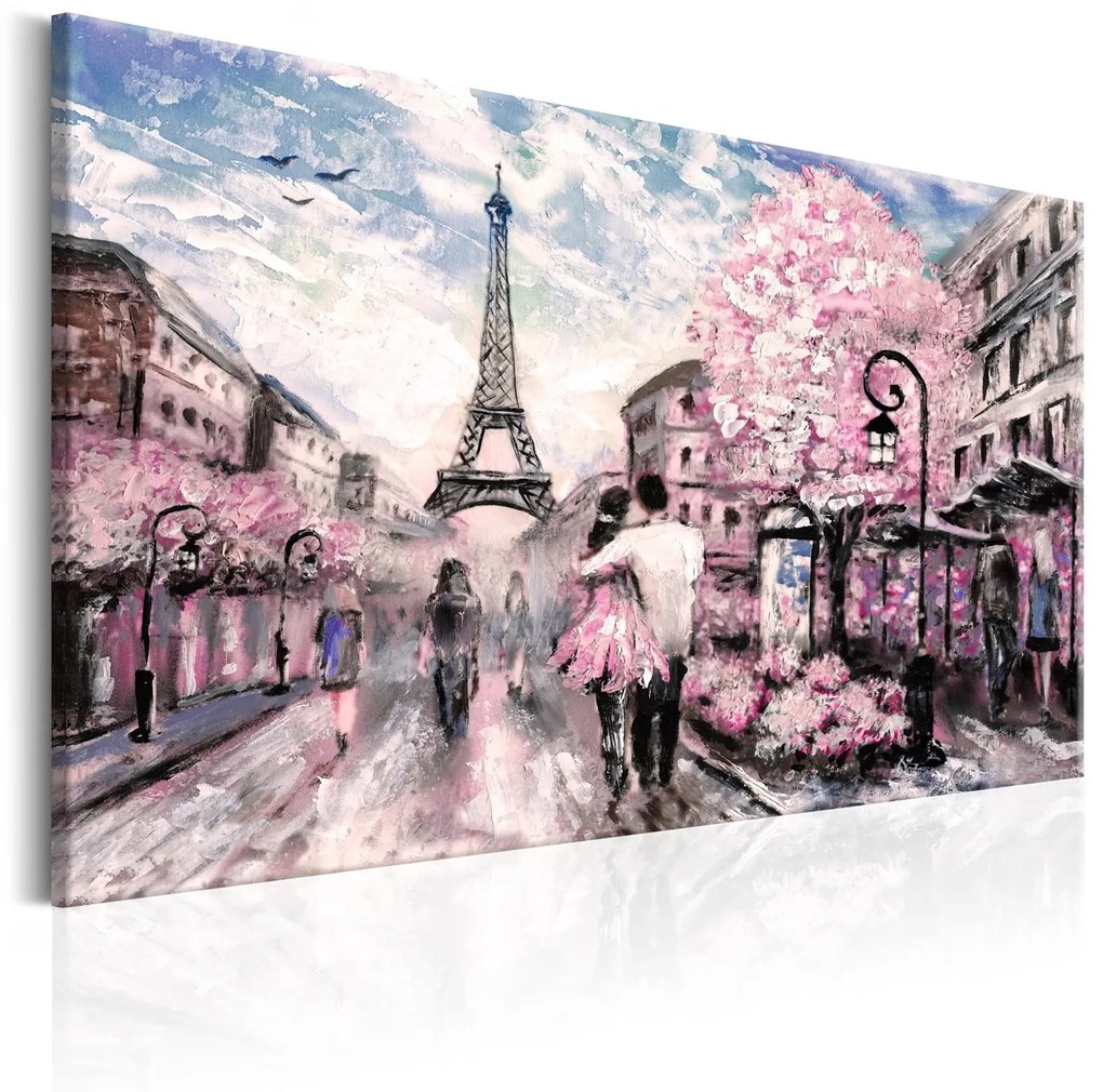 Πίνακας - Pink Paris 120x80