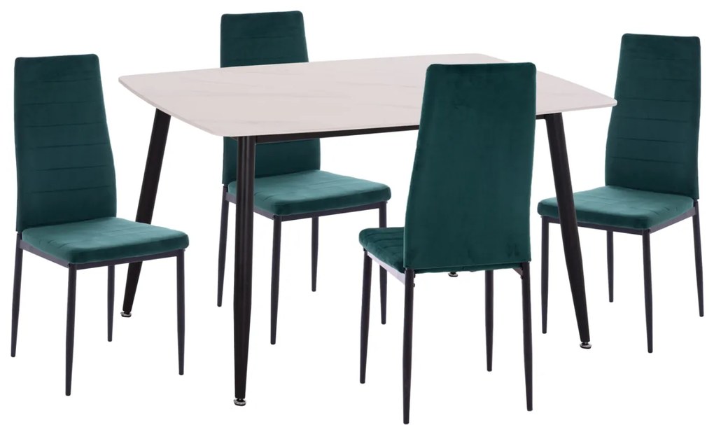 ΣΕΤ ΤΡΑΠΕΖΑΡΙΑΣ 5ΤΜΧ RAVEN HM21265.01 ΚΕΡΑΜΙΚΟ TOP ΛΕΥΚΟ ΜΑΡΜΑΡΟ--ΒΕΛΟΥΔΟ ΚΥΠΑΡΙΣΣΙ