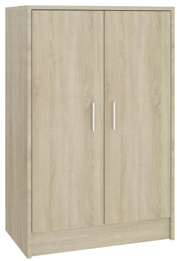 vidaXL Παπουτσοθήκη Sonoma Δρυς 60 x 35 x 92 εκ. από Επεξ. Ξύλο