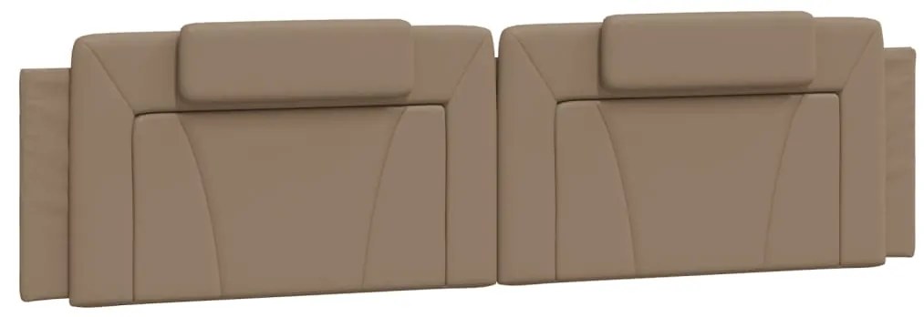 vidaXL Μαξιλάρι για Κεφαλάρι Viana Καπουτσίνο 200 εκ. από Συνθετικό Δέρμα