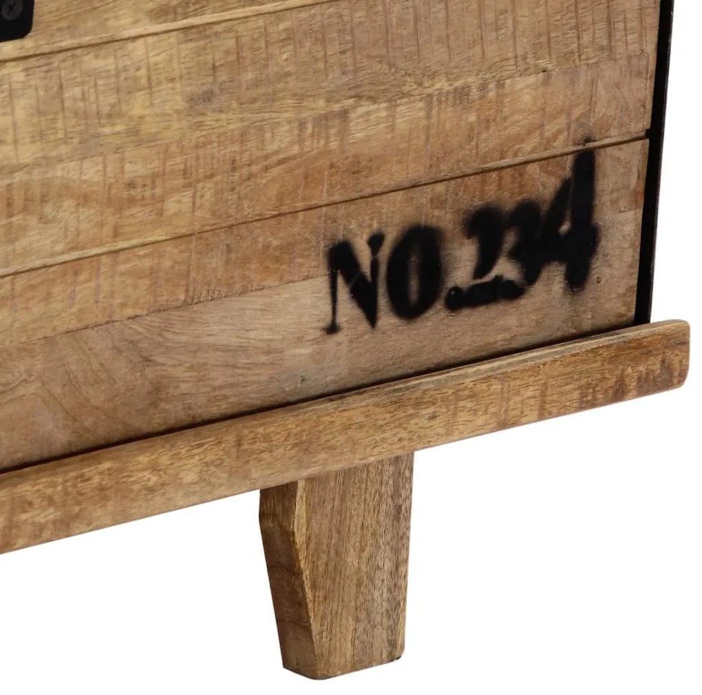 vidaXL Έπιπλο Τηλεόρασης 120 x 30 x 40 εκ. από Μασίφ Ξύλο Μάνγκο