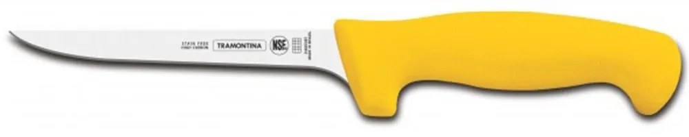 Μαχαίρι Ξεκοκαλίσματος TR24635057 18cm Από Ανοξείδωτο Ατσάλι Silver-Yellow Tramontina Stainless Steel