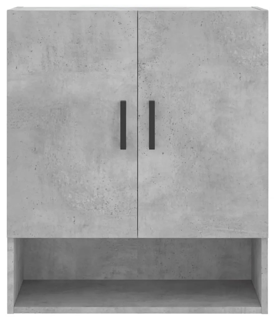 vidaXL Ντουλάπι Τοίχου Γκρι Σκυρ. 60x31x70 εκ. Επεξεργασμένο Ξύλο