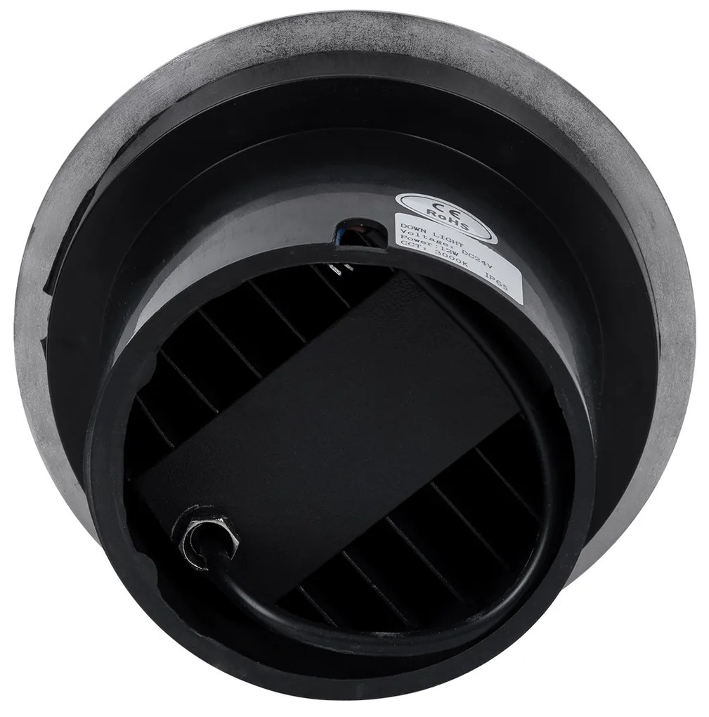 GloboStar UNDERGROUND-TINA 90668 Χωνευτό Φωτιστικό Σποτ Δαπέδου LED 12W 1380lm 30° DC 24V Αδιάβροχο IP65 Φ16 x Υ9cm Φυσικό Λευκό 4500K - Ανοξείδωτο Ατσάλι - 3 Years Warranty - 90668