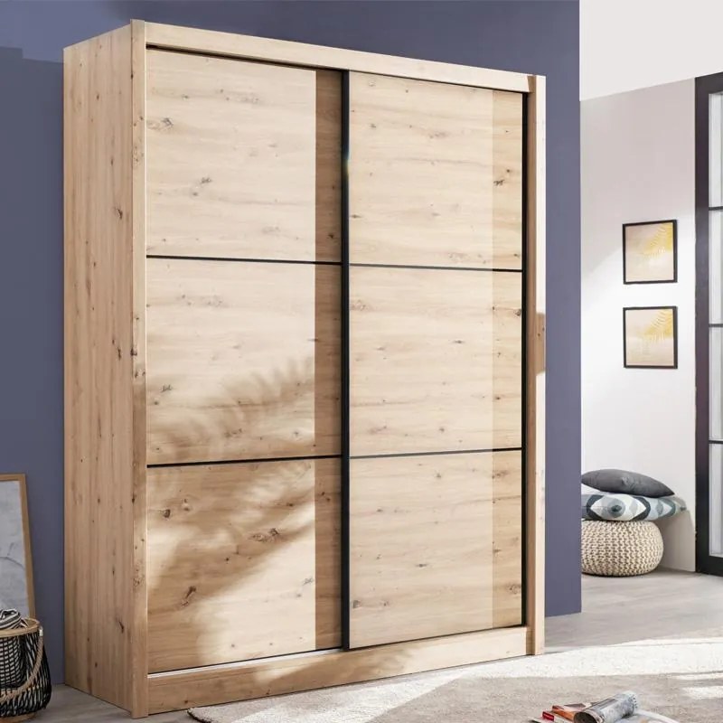 Ντουλάπα Navara 165 Artisan Oak 166x60x215,5 εκ. 166x60x215.5 εκ.