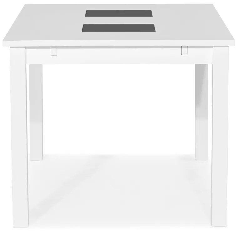 Τραπέζι Riverton 494, Άσπρο, 76x90x140cm, Ινοσανίδες μέσης πυκνότητας | Epipla1.gr