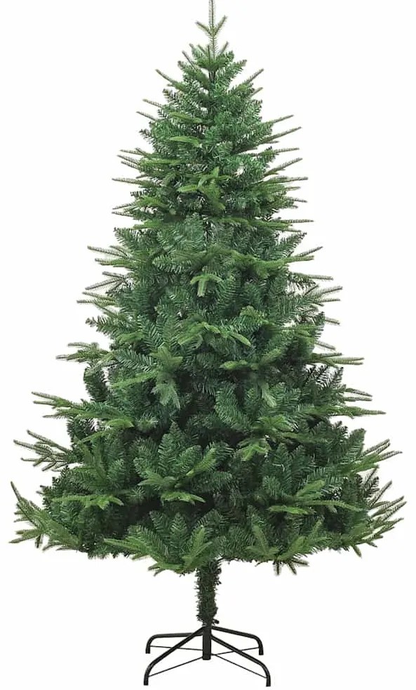 vidaXL Τεχνητό Χριστουγεννιάτικο Δέντρο με Φώτα και Σετ Μπάλες 180 cm