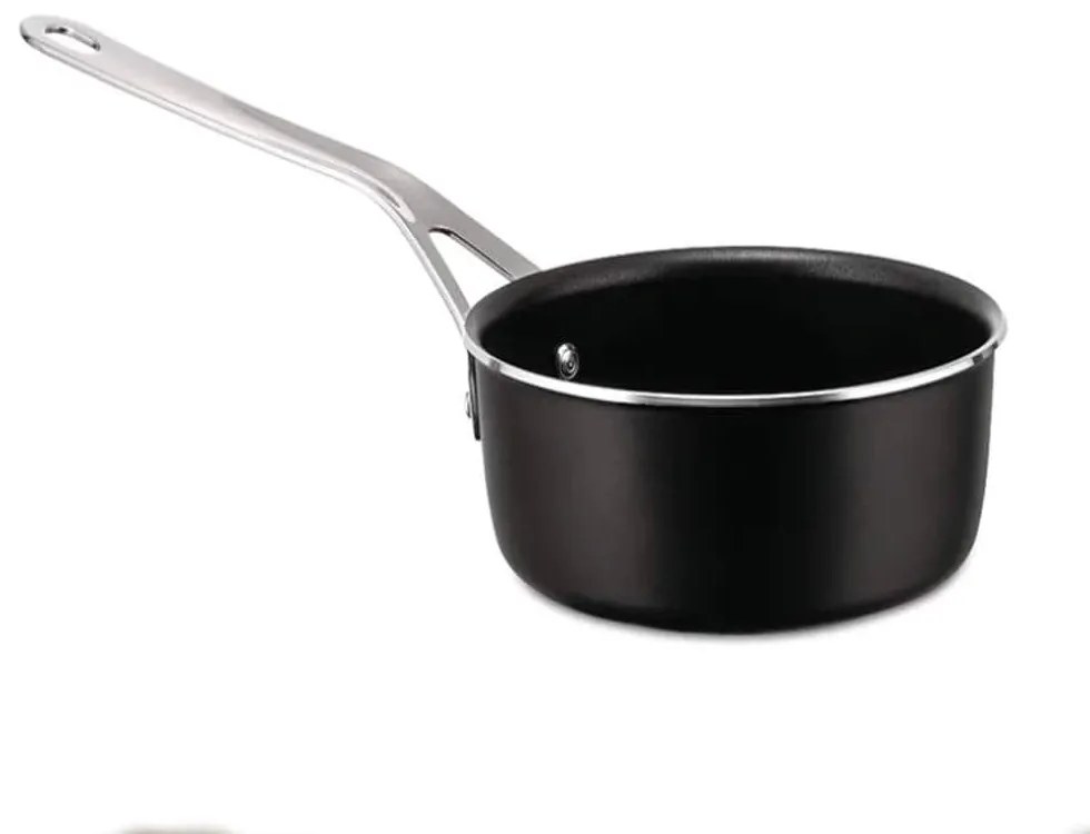 Κατσαρολάκι Γάλακτος Pots&amp;Pans AJM105/16B Φ16cm Black Alessi 16cm Aluminium