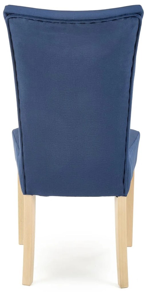 VERMONT chair, honey oak / dark blue Monolith 77