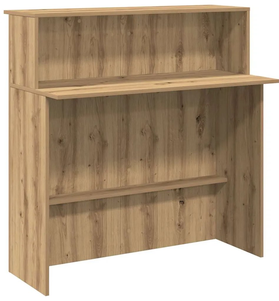 vidaXL Γραφείο υποδοχής 100x50x103,5 εκ. Επεξεργασμένο Ξύλο