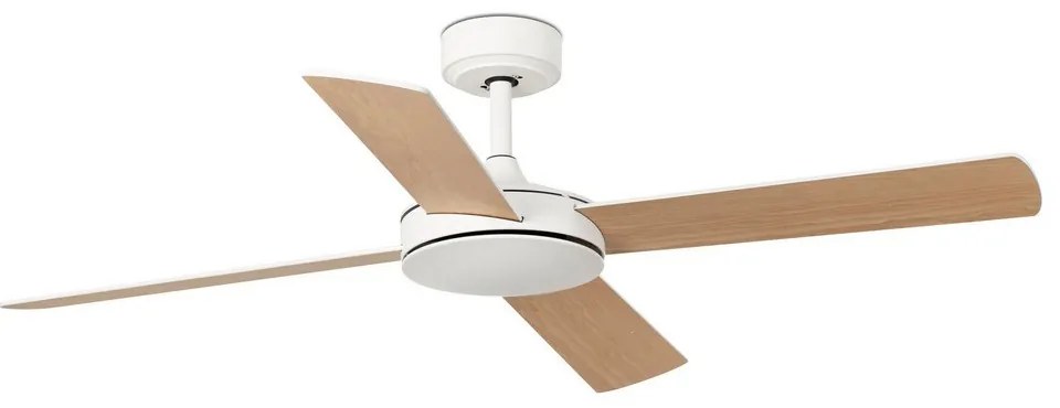 Ανεμιστήρας Οροφής Mallorca 33350DC D130cm Με Λεπίδες Διπλής Όψης White-Maple Faro Barcelona Διάμετρος 130cm