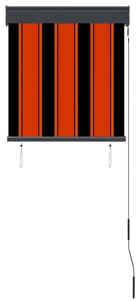 vidaXL Στόρι Σκίασης Ρόλερ Εξωτερικού Χώρου Πορτοκαλί/Καφέ 60x250 εκ.