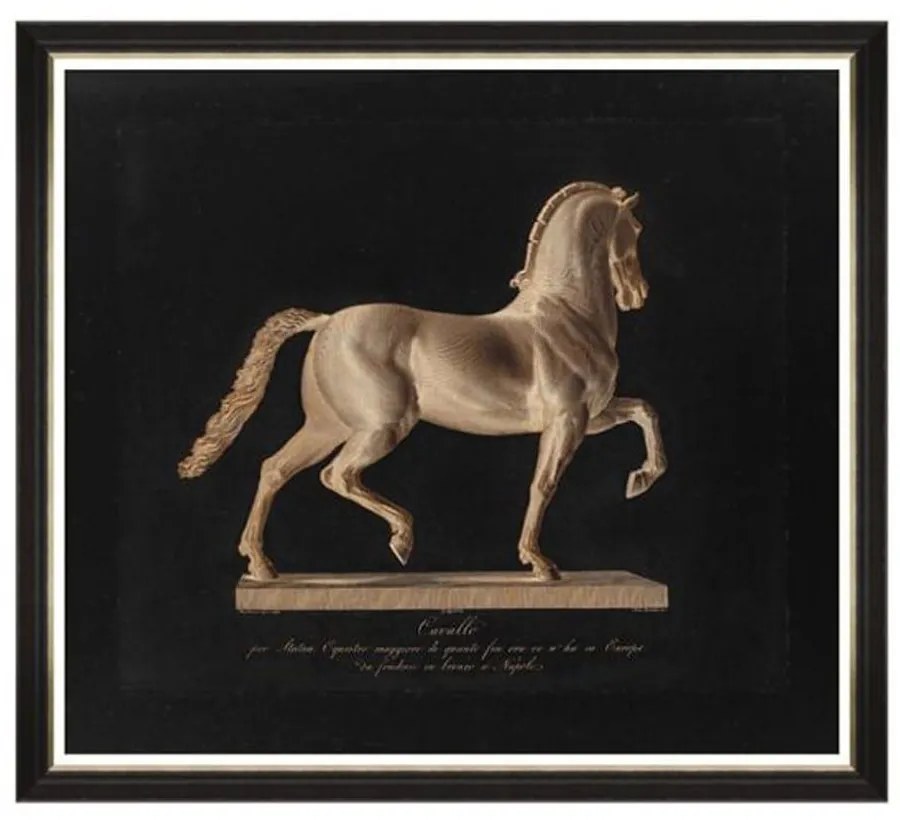 Κάδρο Cavallo Nero By Marchetti FA13111 90X80 MindTheGap Κάθετοι Wood