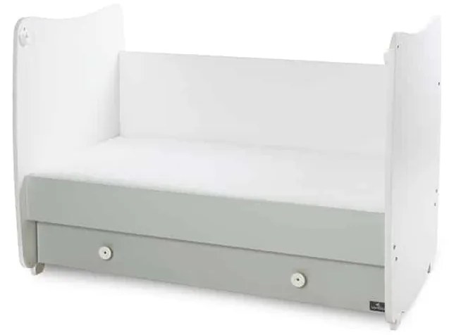 Βρεφικό κρεβάτι DREAM  60x120εκ. White + Milky Green 10150420040A Lorelli (Δώρο Πάντα Προστασίας)