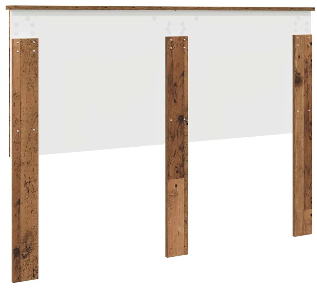 vidaXL Κεφαλάρι με κεφαλάρι Παλιό Ξύλο 140 cm Επεξεργασμένο ξύλο