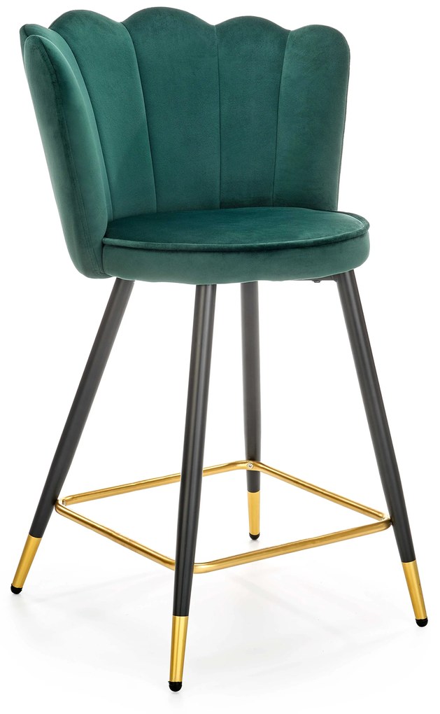 H106 bar stool, color: dark green DIOMMI V-CH-H/106-C.ZIELONY