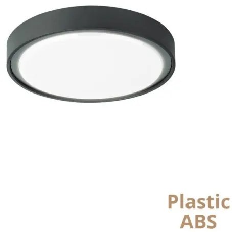 Πλαφονιέρα Φωτιστικό Οροφής Anabella 4,4Χ30 Viokef 4257301 Μαύρο