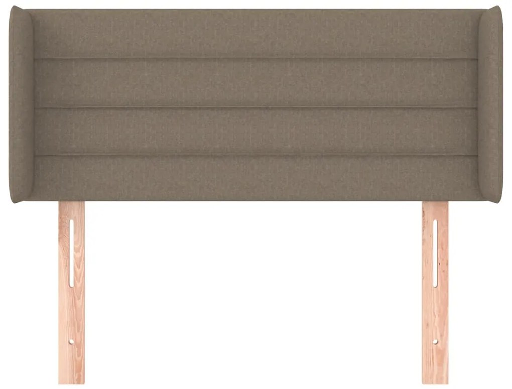 vidaXL Κεφαλάρι με Πτερύγια Taupe 103x16x78/88 εκ. Υφασμάτινο