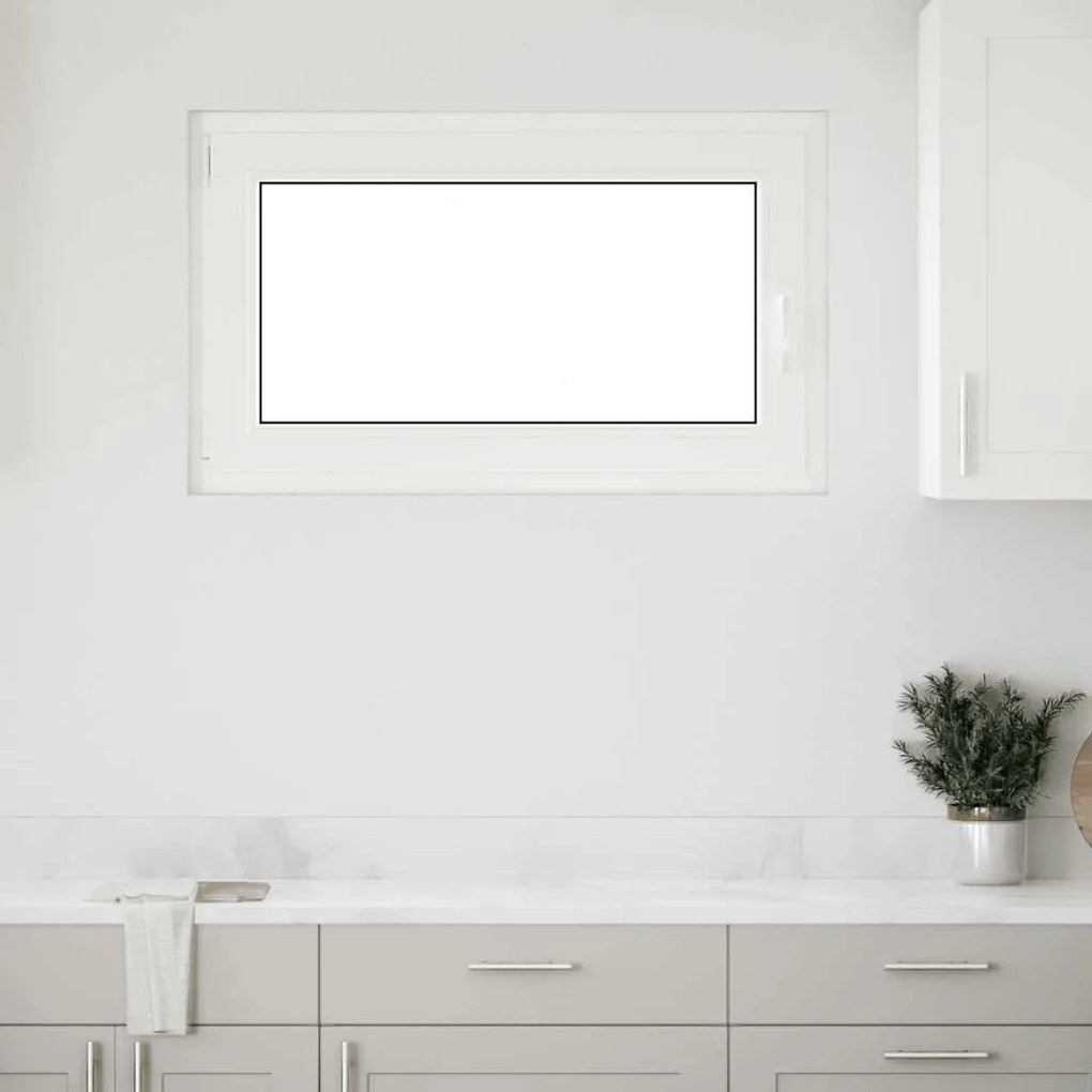 vidaXL Παράθυρο Υπογείου "RISOR" 100x70 εκ. Ανακλινόμενο &amp; Περιστρεφόμενο DIN Αριστερό Ανθρακί