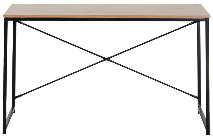 Γραφείο Bailon σε Oak με Mαύρο Mέταλλο 120x60x70 εκ. 120x60x70 εκ.