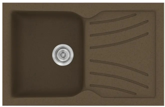 Sanitec Classic 337 Granite Rust Ένθετος Νεροχύτης 45cm