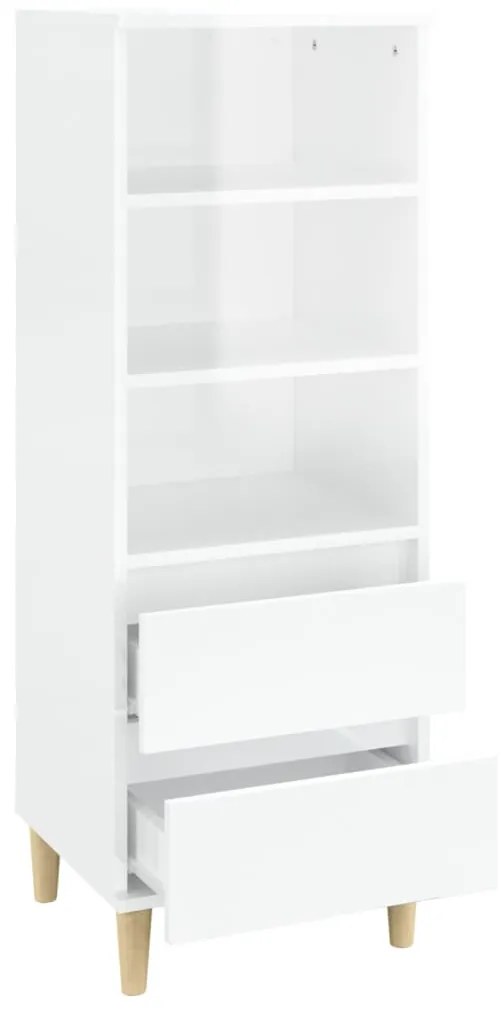 vidaXL Ντουλάπι Λευκό 40 x 36 x 110 εκ. από Επεξεργασμένο Ξύλο